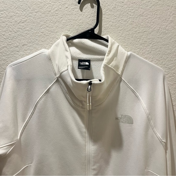 The North Face White Zip Jacket Lightweight Athleisure Outdoor Hiking Travel - Picture 9 of 16